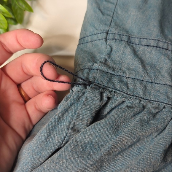 Zac Posen for Target denim chambray 100% cotton dress size L - Picture 9 of 12